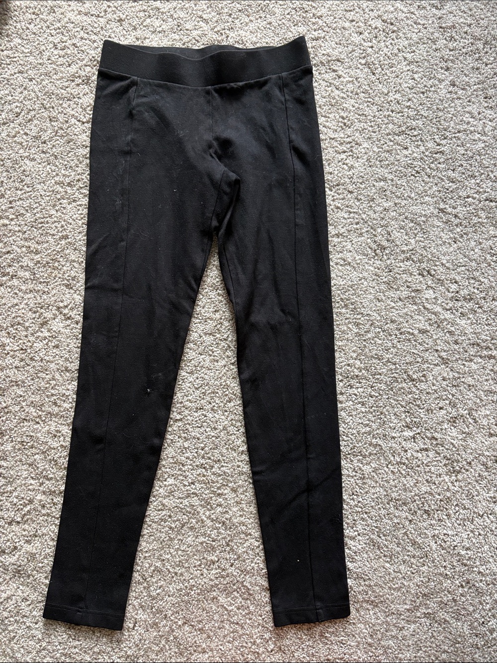 CAbi Black Ponte Leggings with Logo Tag